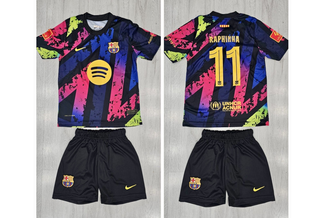 8355 Детски футболен комплект Barcelona RAPHINHA 11